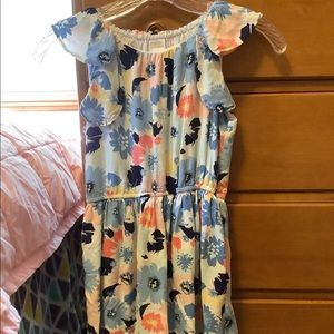 Gymboree dress with flutter sleeves.